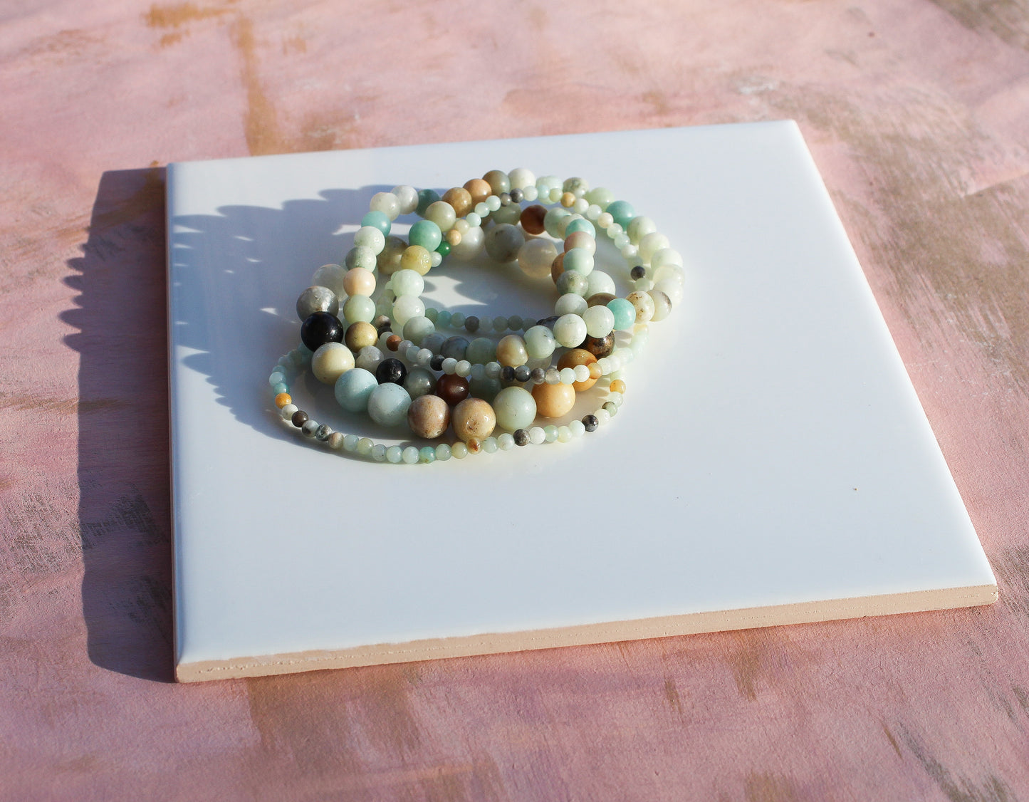 Amazonite Bracelet Stack