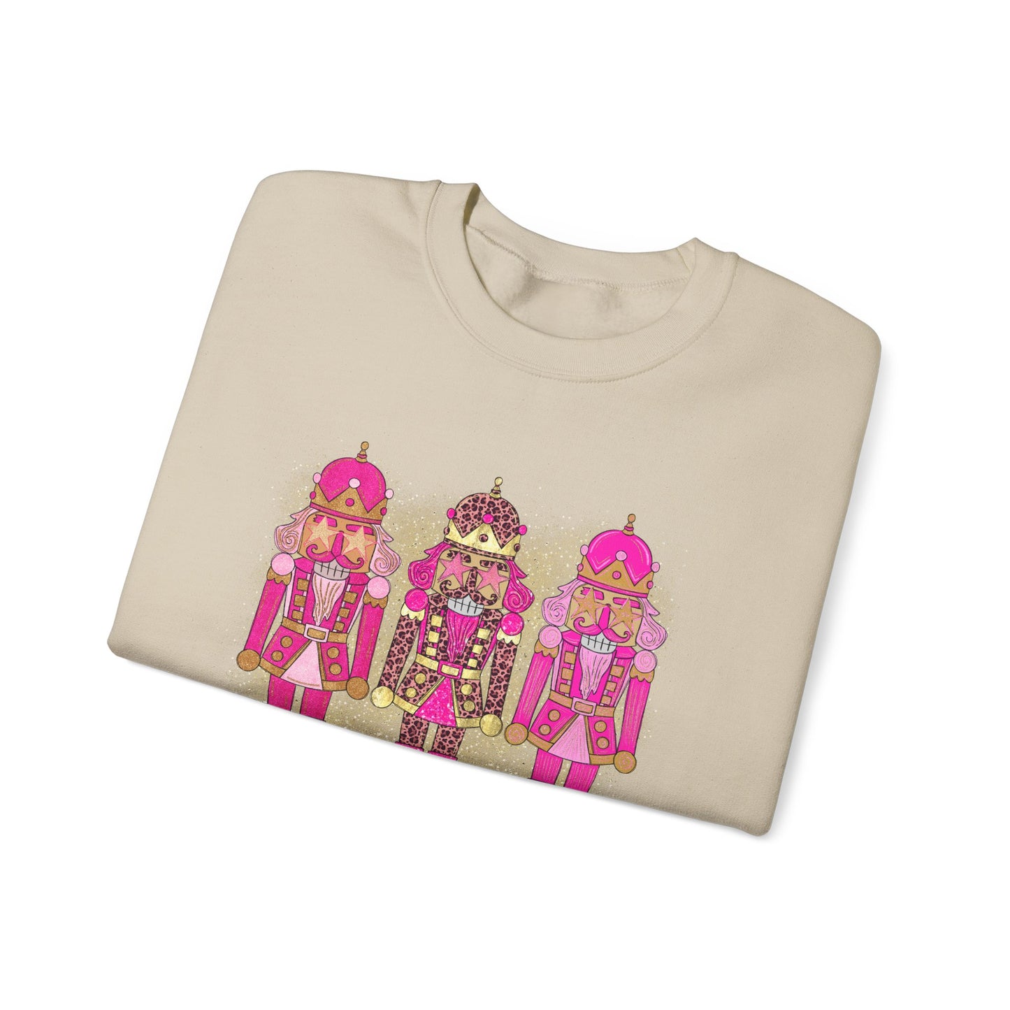 Nutcracker Inspired Unisex Crewneck Sweatshirt - Festive Holiday Apparel