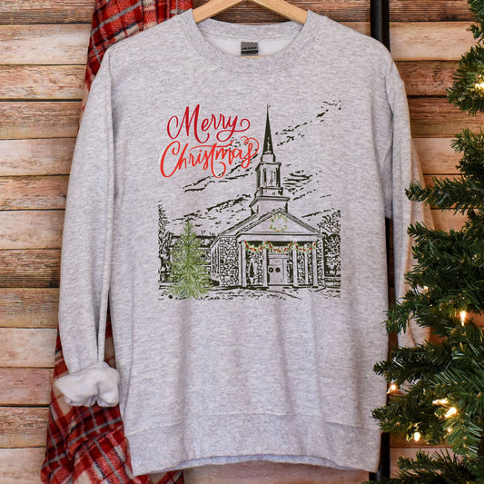 Christmas At Church Crewneck Sweatshirt