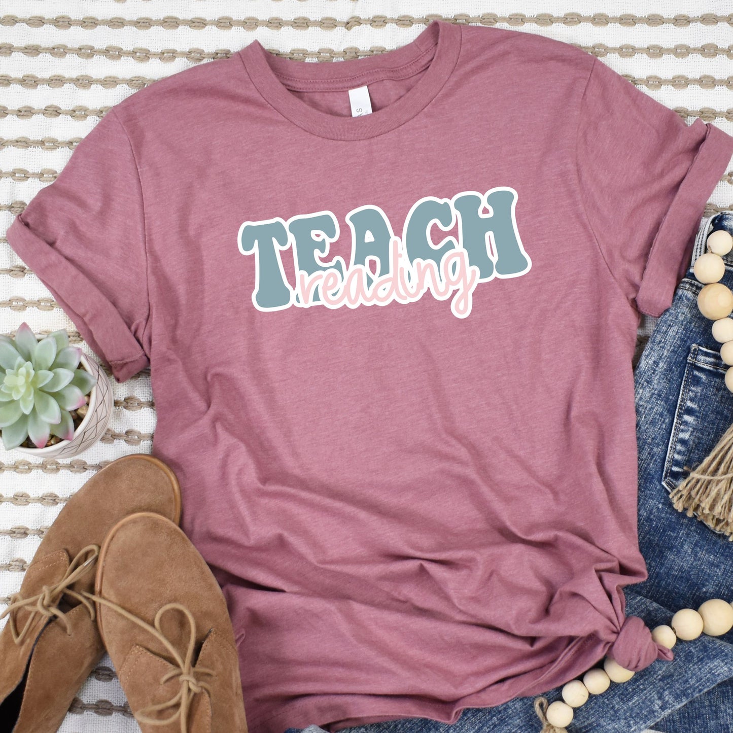 Groovy Reading Teacher Shirt