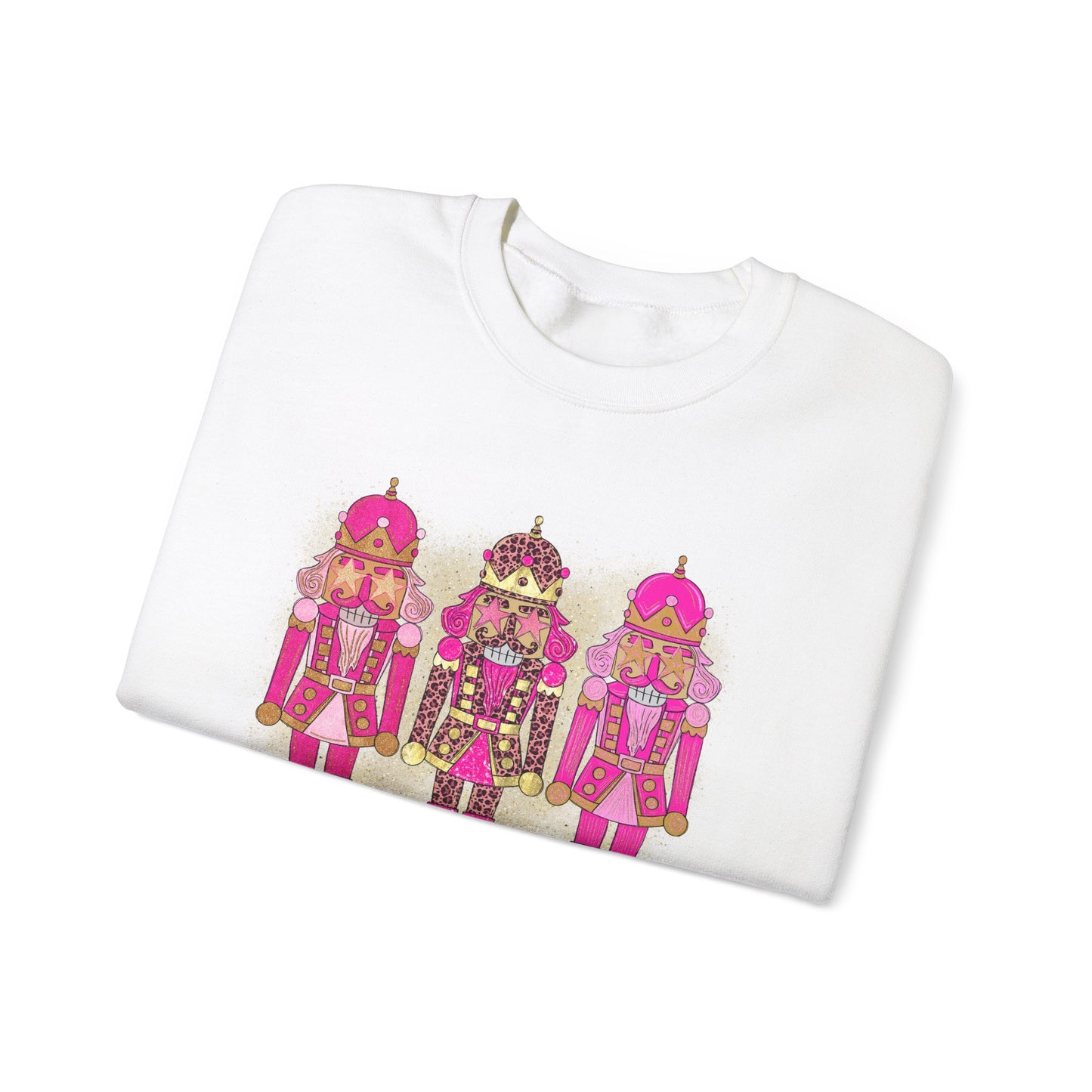 Nutcracker Inspired Unisex Crewneck Sweatshirt - Festive Holiday Apparel