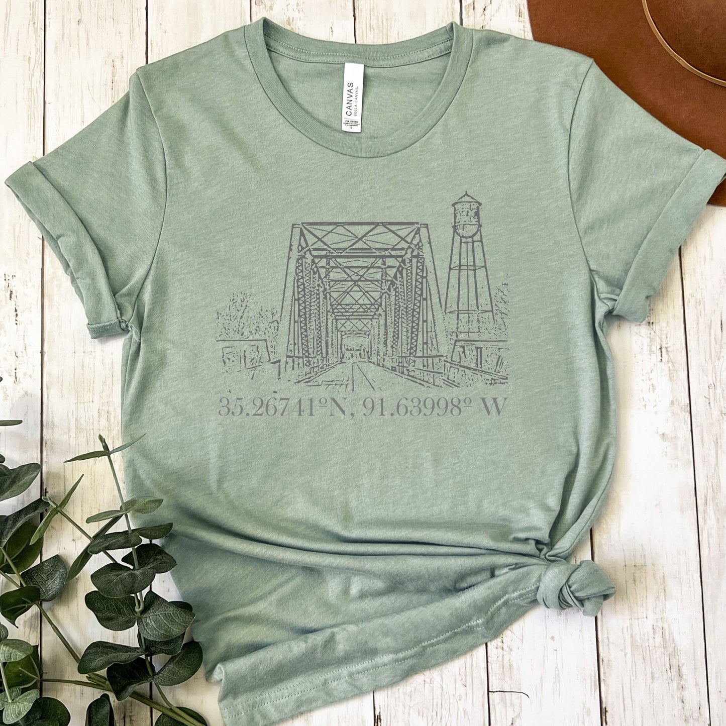 Judsonia Bridge Coordinates Jersey Short Sleeve Tee