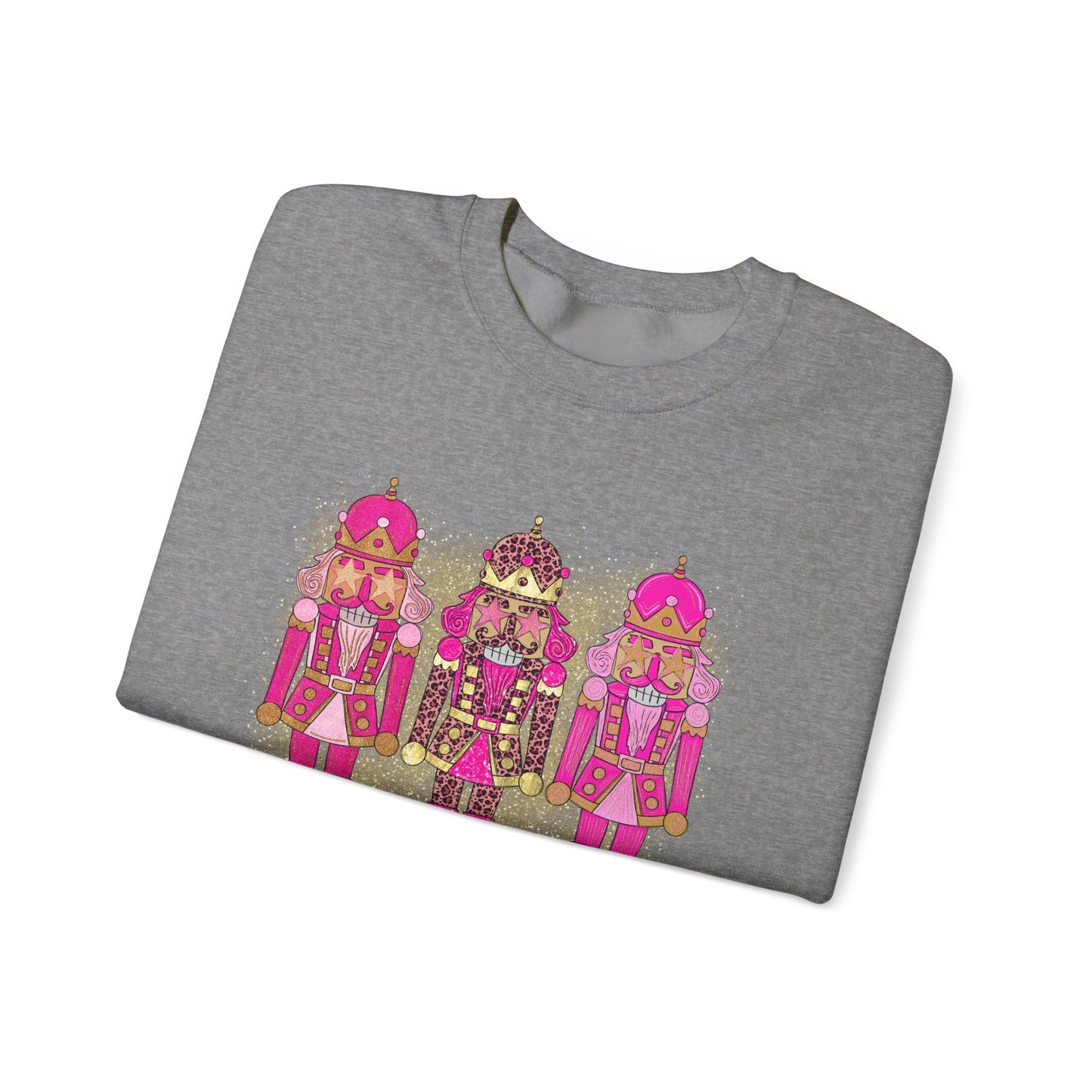 Nutcracker Inspired Unisex Crewneck Sweatshirt - Festive Holiday Apparel