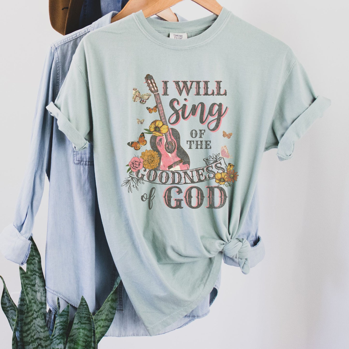 I Will Sing Short Sleeve Tee Shirt