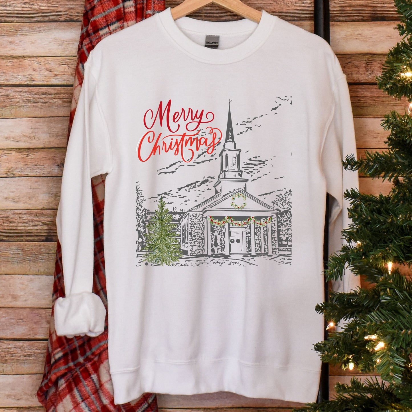 Christmas At Church Crewneck Sweatshirt