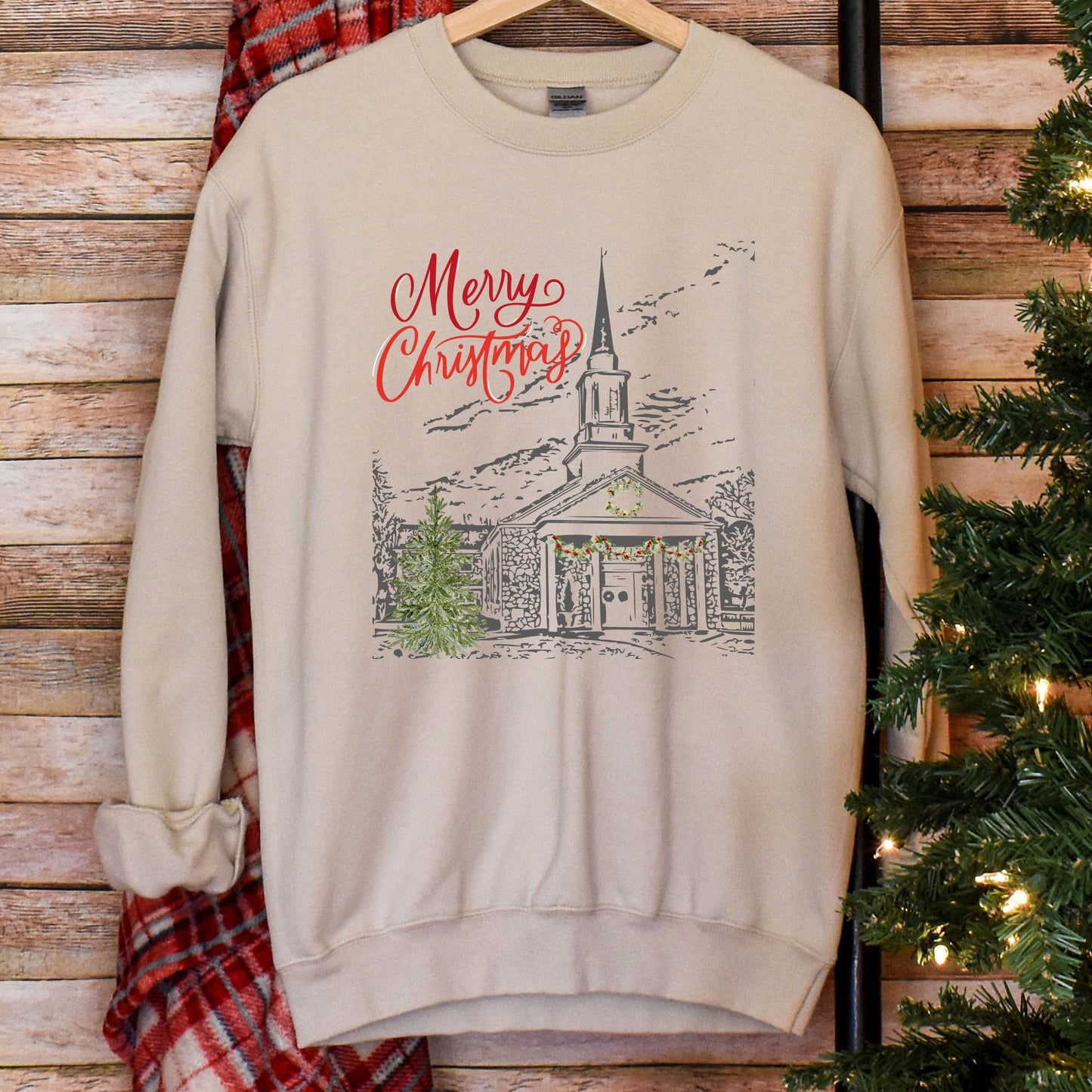 Christmas At Church Crewneck Sweatshirt