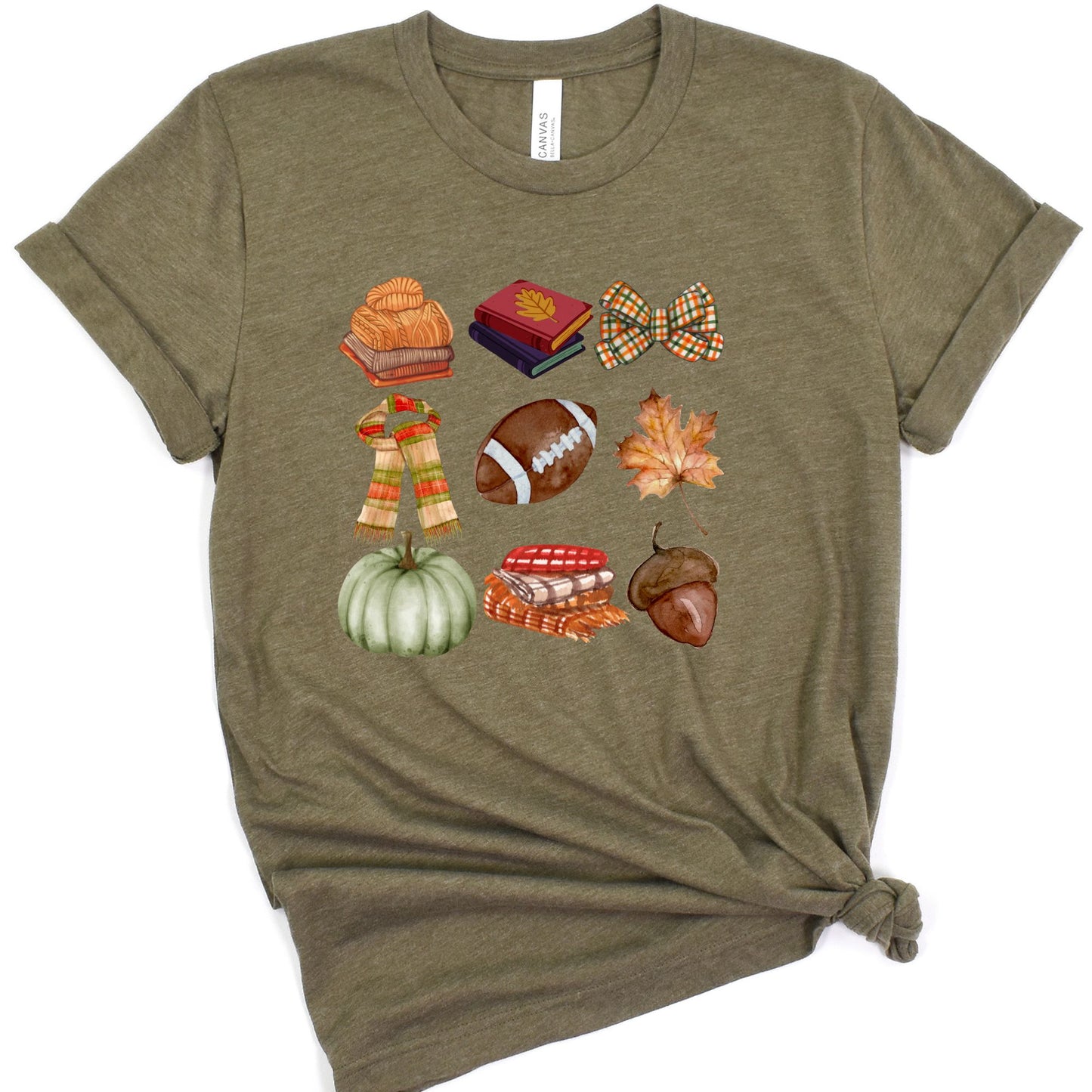 Fall Collage Short Sleeve Tee