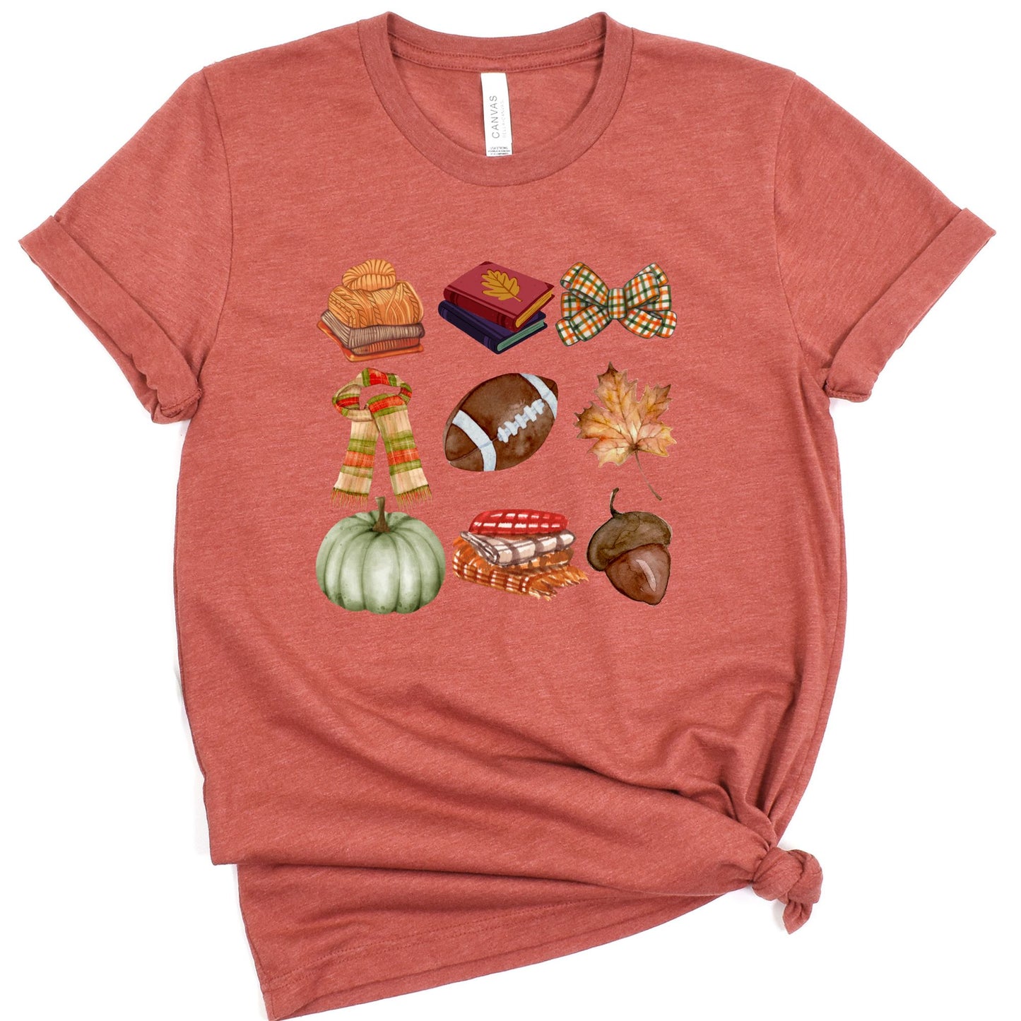 Fall Collage Short Sleeve Tee