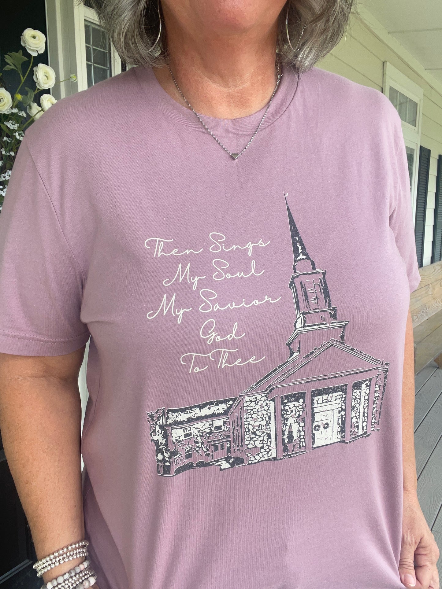 Then Sings My Soul My Savior God To Thee Short Sleeve T-shirt