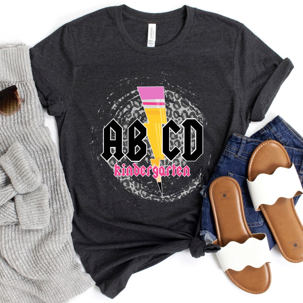 ABCD Kindergarten Teacher Shirt