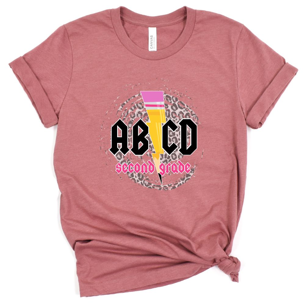 ABCD Second Grade Teacher Shirt