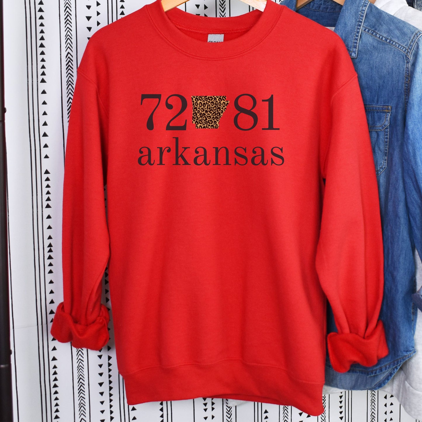 Hometown Zipcode Crewneck Sweatshirt