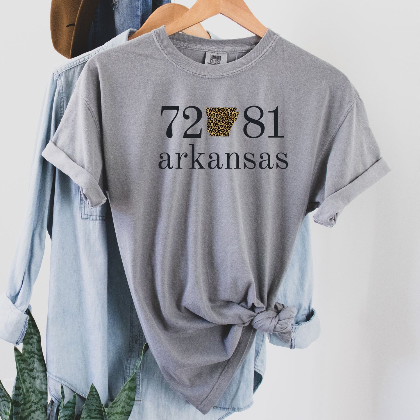 Judsonia Hometown Zipcode Garment-Dyed T-shirt