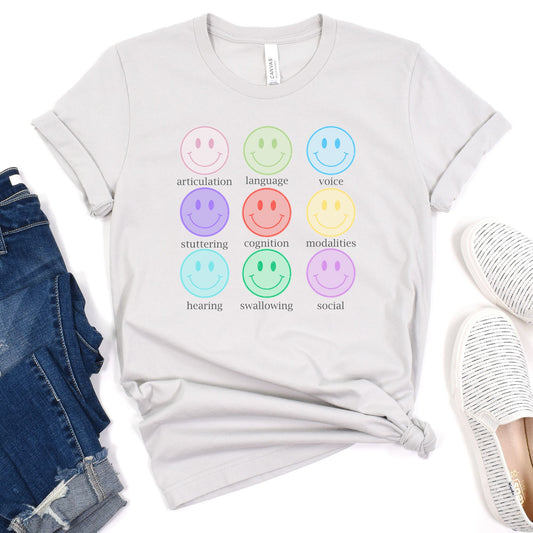 Speech Smileys Short Sleeve Tee