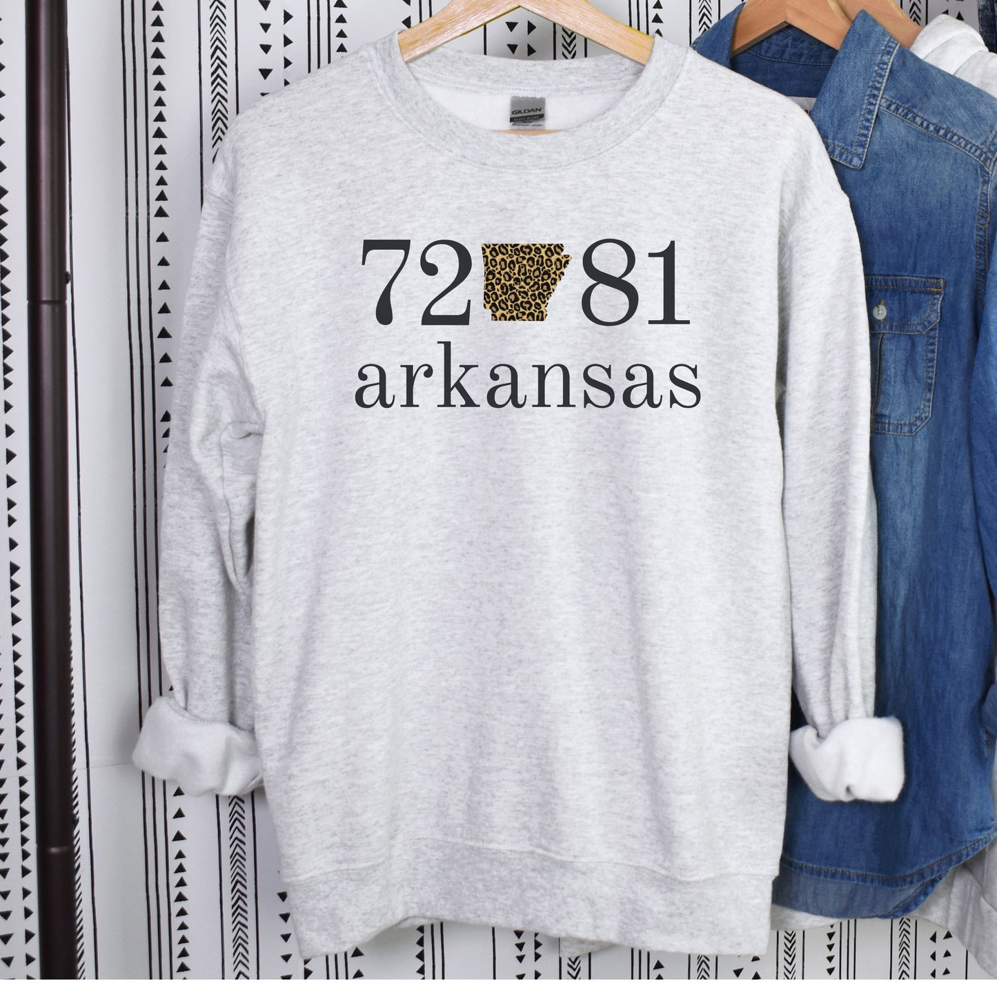 Hometown Zipcode Crewneck Sweatshirt