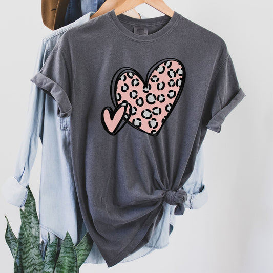 Valentine Hearts Garment-Dyed T-shirt