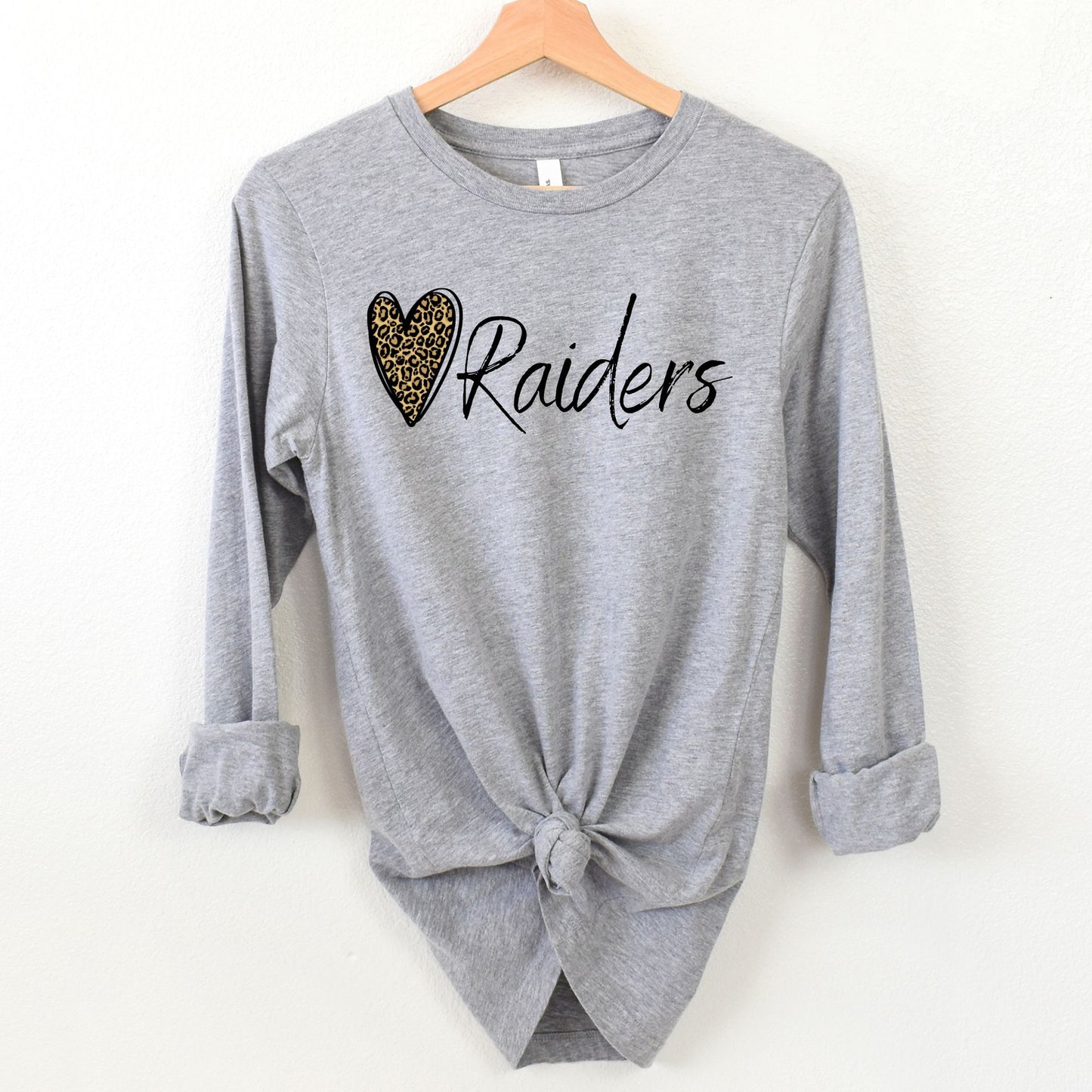 Raiders Love Long Sleeve Crewneck Tee