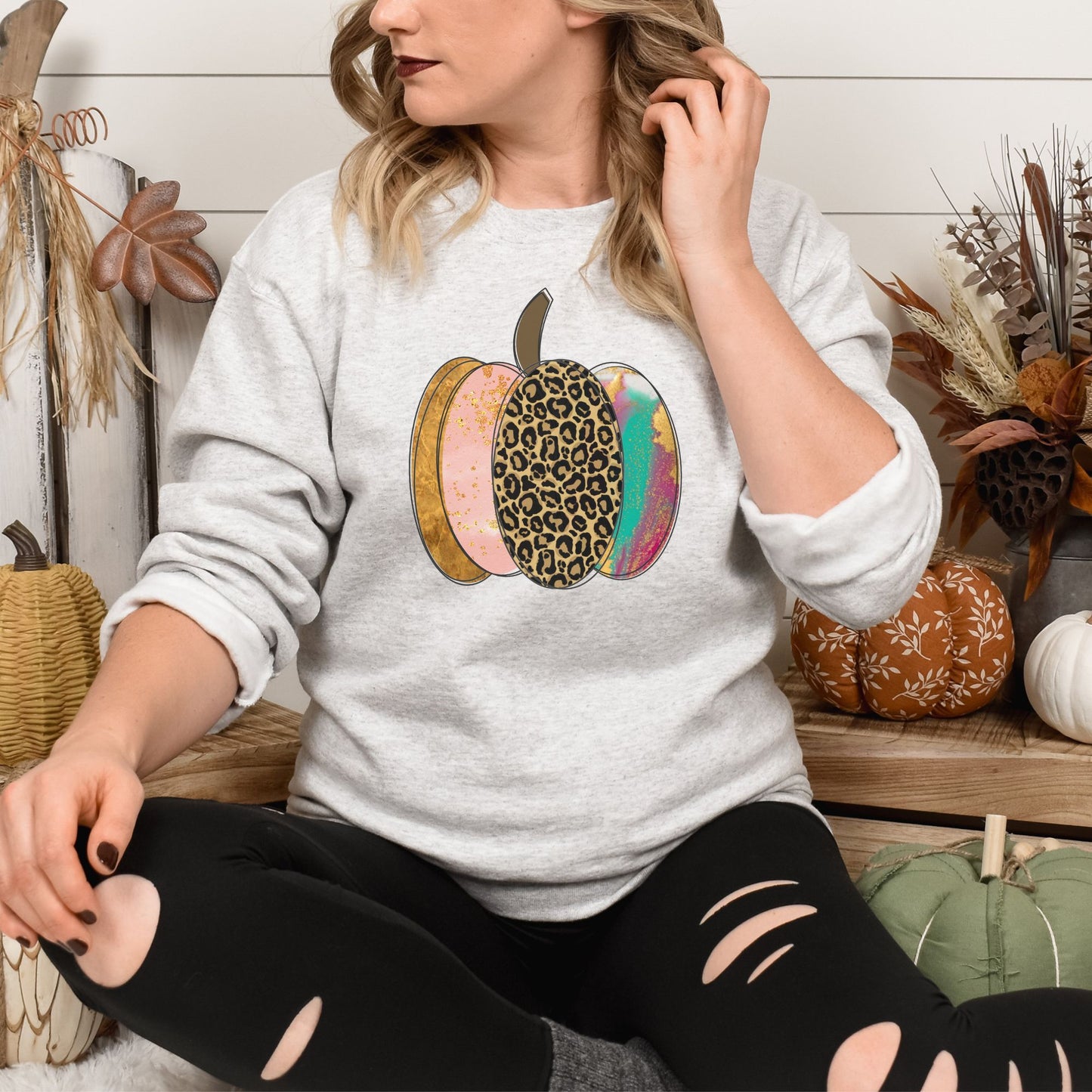 Scrappy Pumpkin Sweatshirt