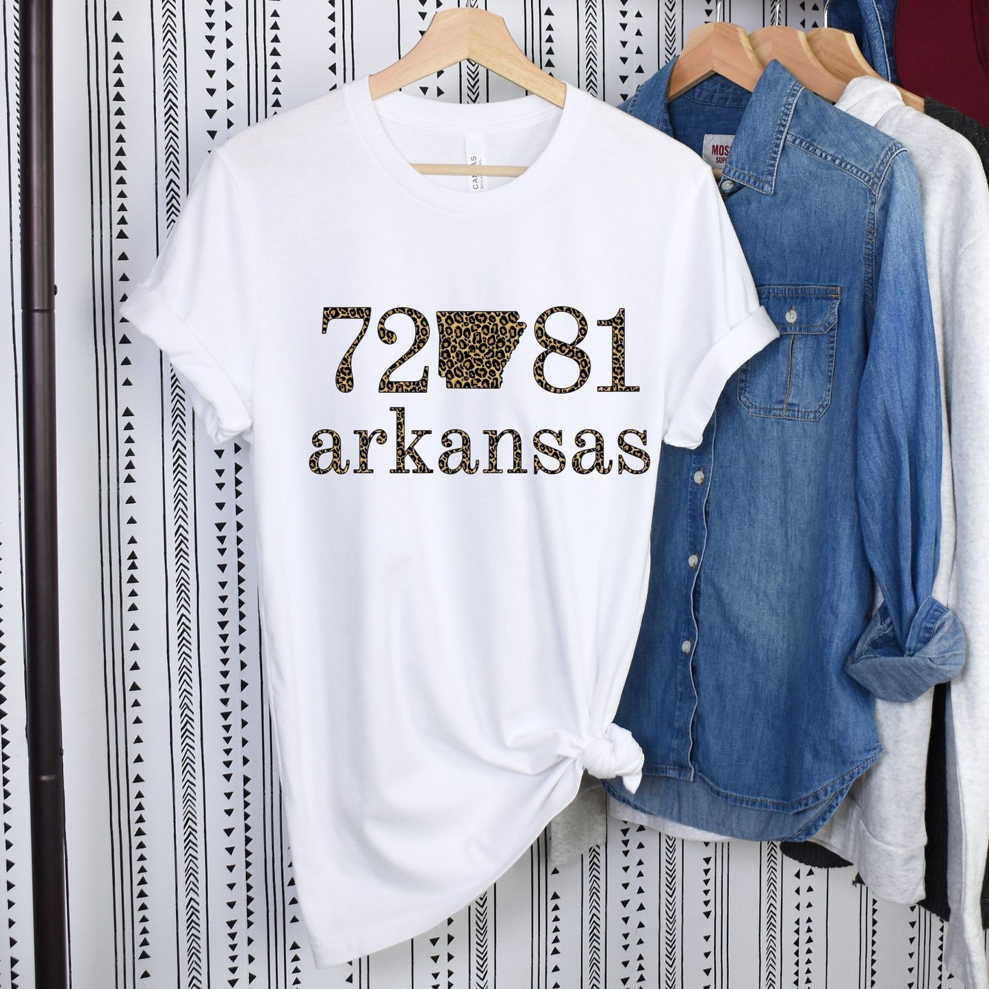 Hometown Zip Code Short Sleeve Tee