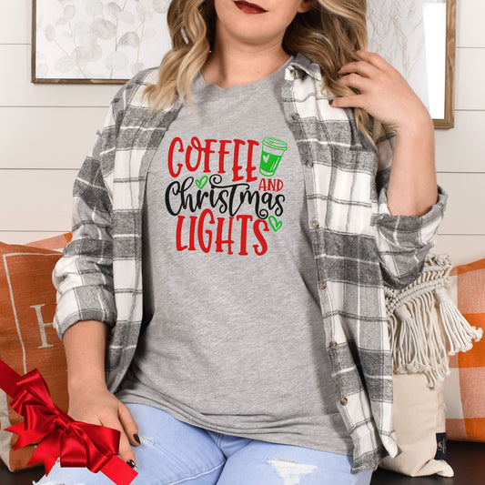 Coffee and Christmas Lights