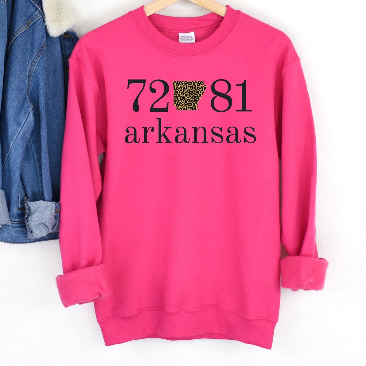 Hometown Zipcode Crewneck Sweatshirt