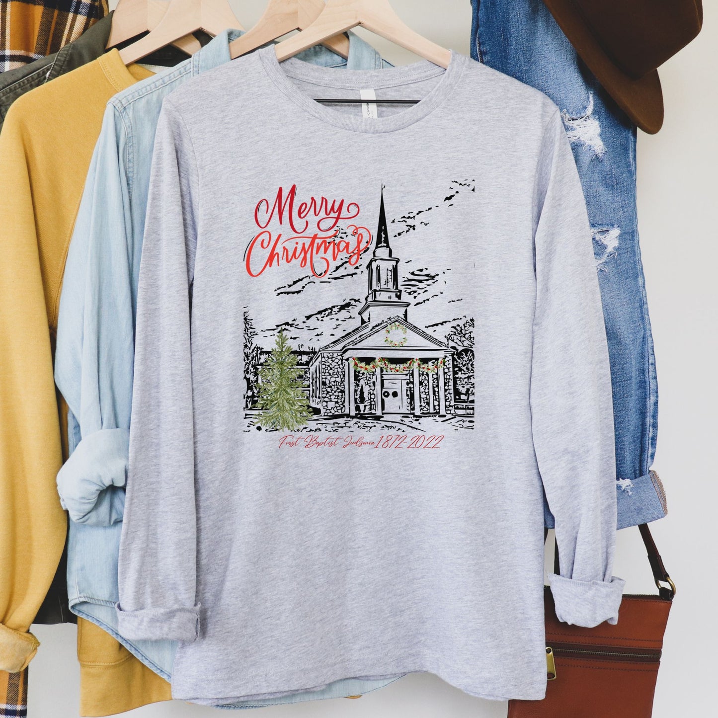 Christmas At Church Long Sleeve Tee