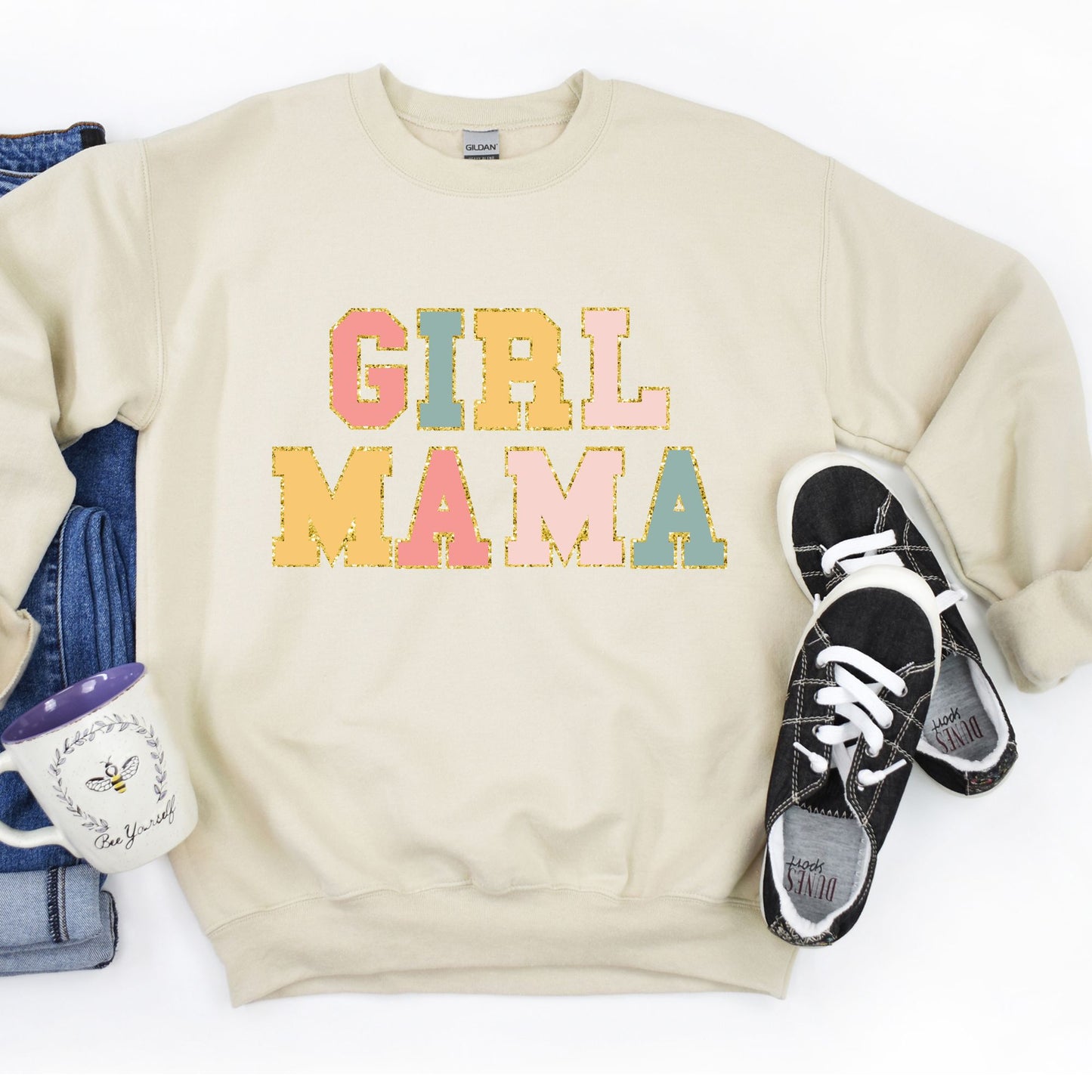 Girl Mama Crewneck Sweatshirt