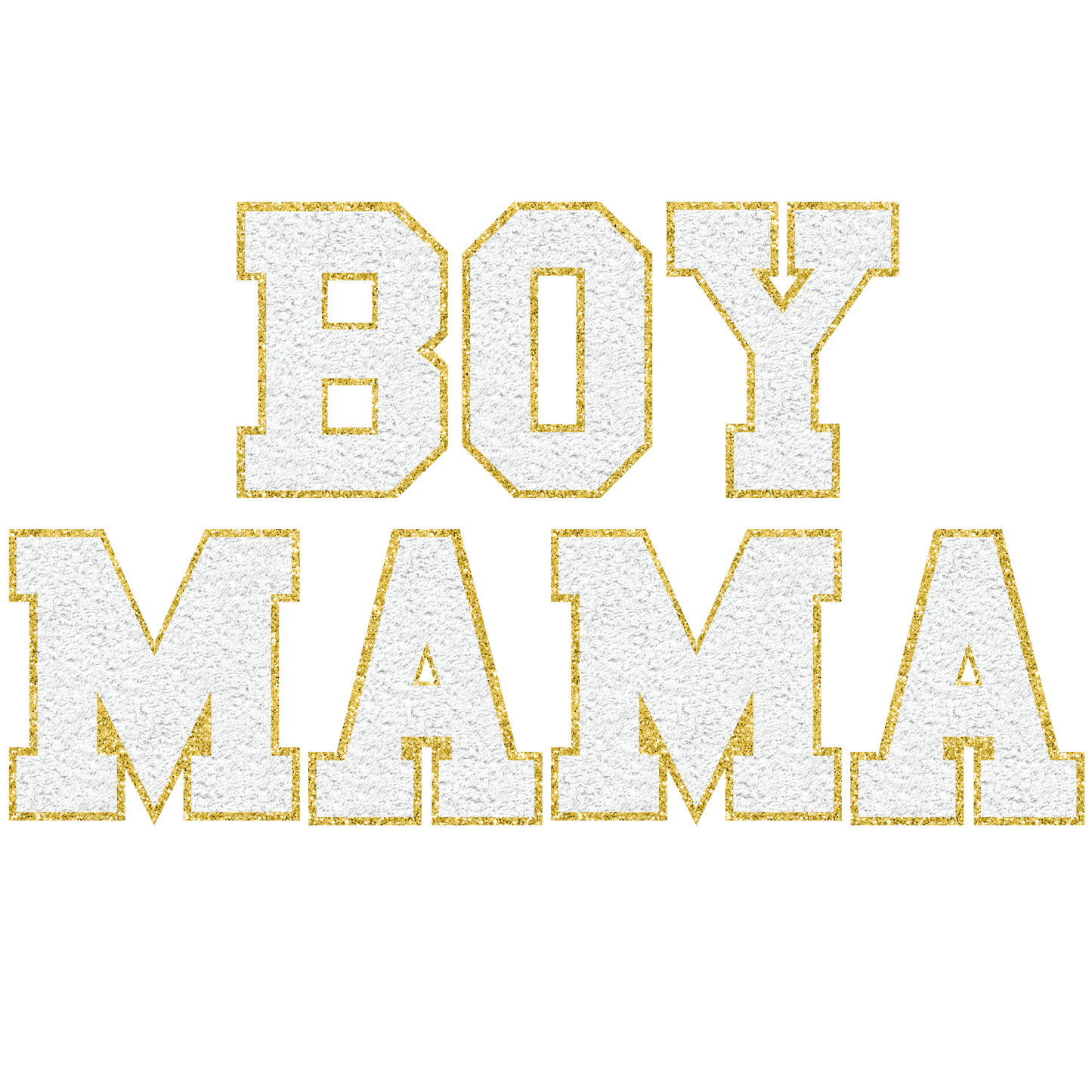 Boy Mama in Varsity Letters Crewneck Sweatshirt